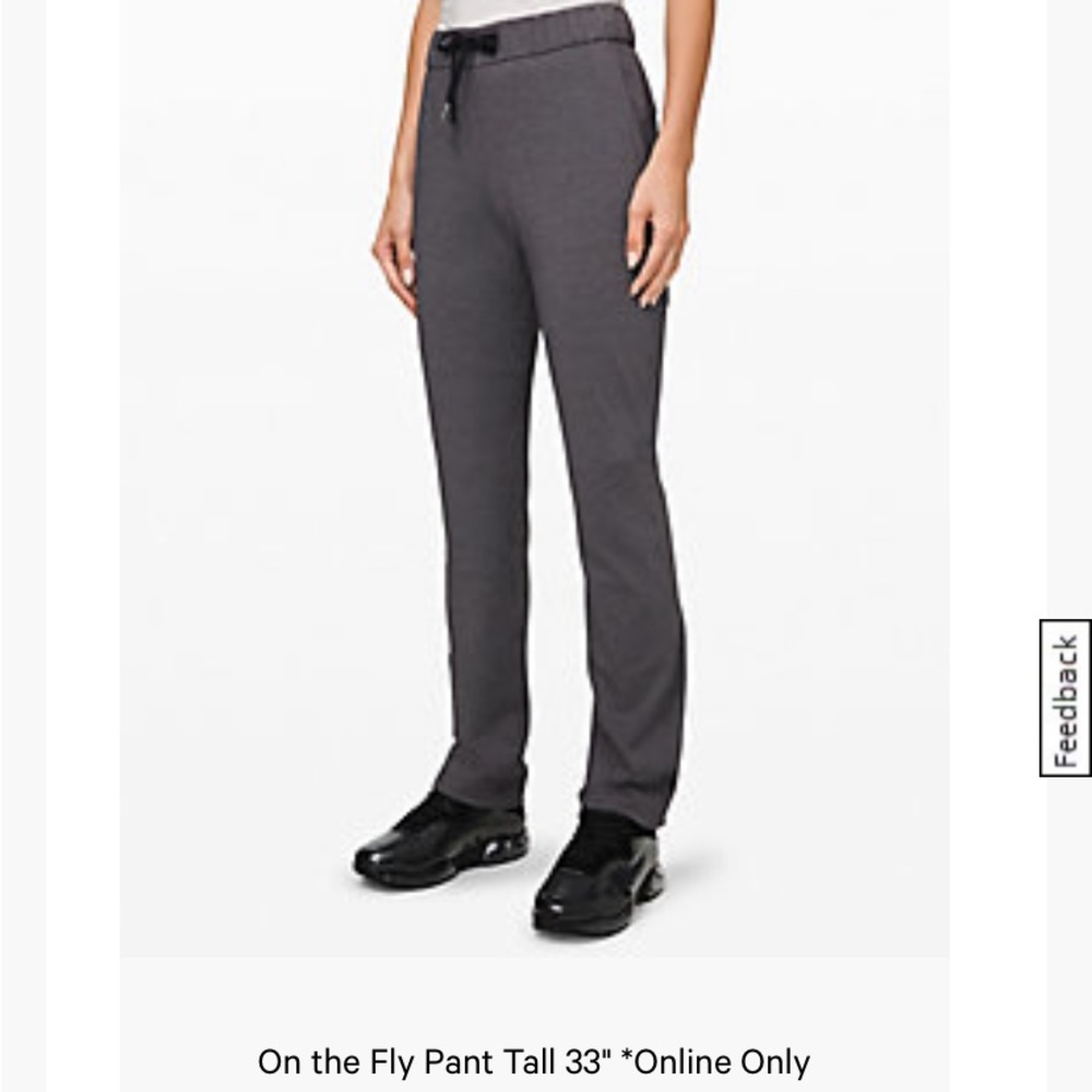 Lululemon TALL On the Fly Pant EUC 6